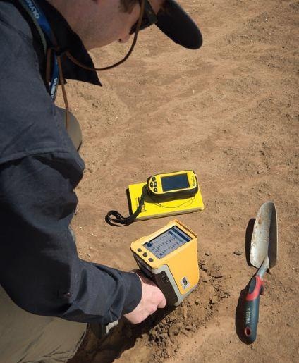 Handheld X-ray fluorescence (XRF) analyzers