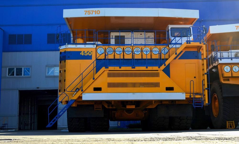 truck, electric truck, mining