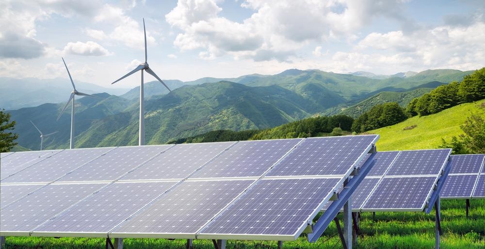 wind, solar, mining