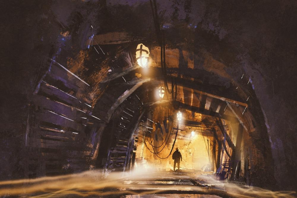 mining, mine shaft