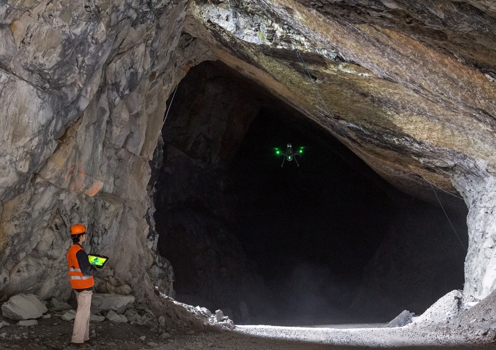 drones, mining