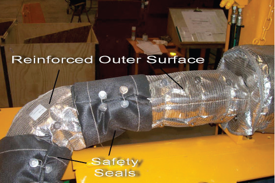 MineWrap™ Mark III Covering Exhaust and Catalyst