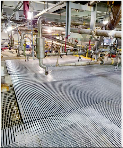 Containment System - Installing grating
