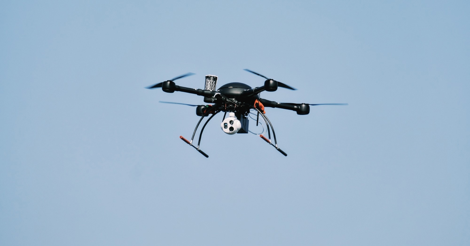 drone detecting methane in oil and gas industry