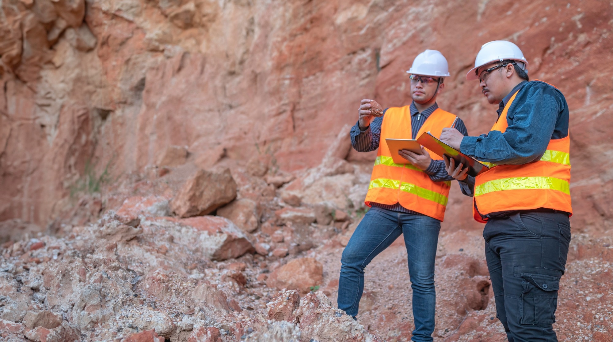 mining, geochemical analysis