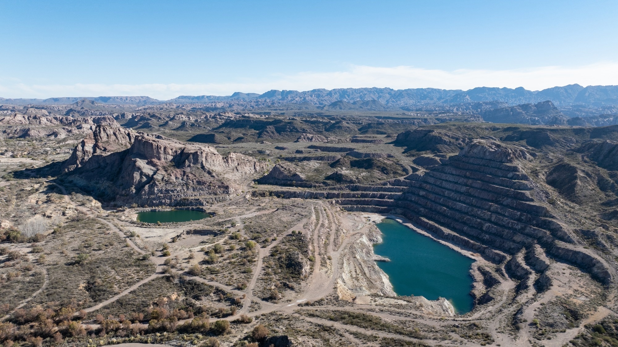 old open pit mine