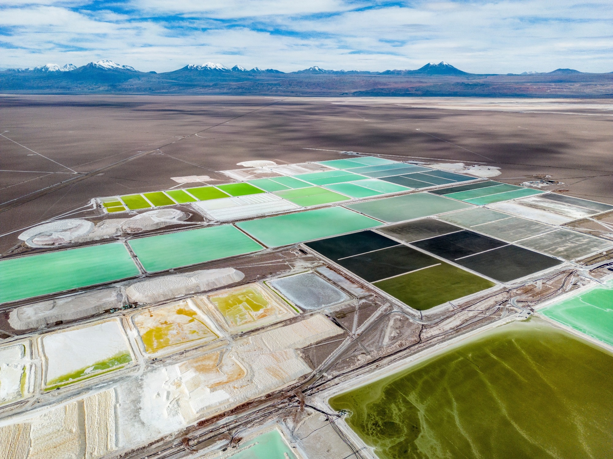 lithium mining from above