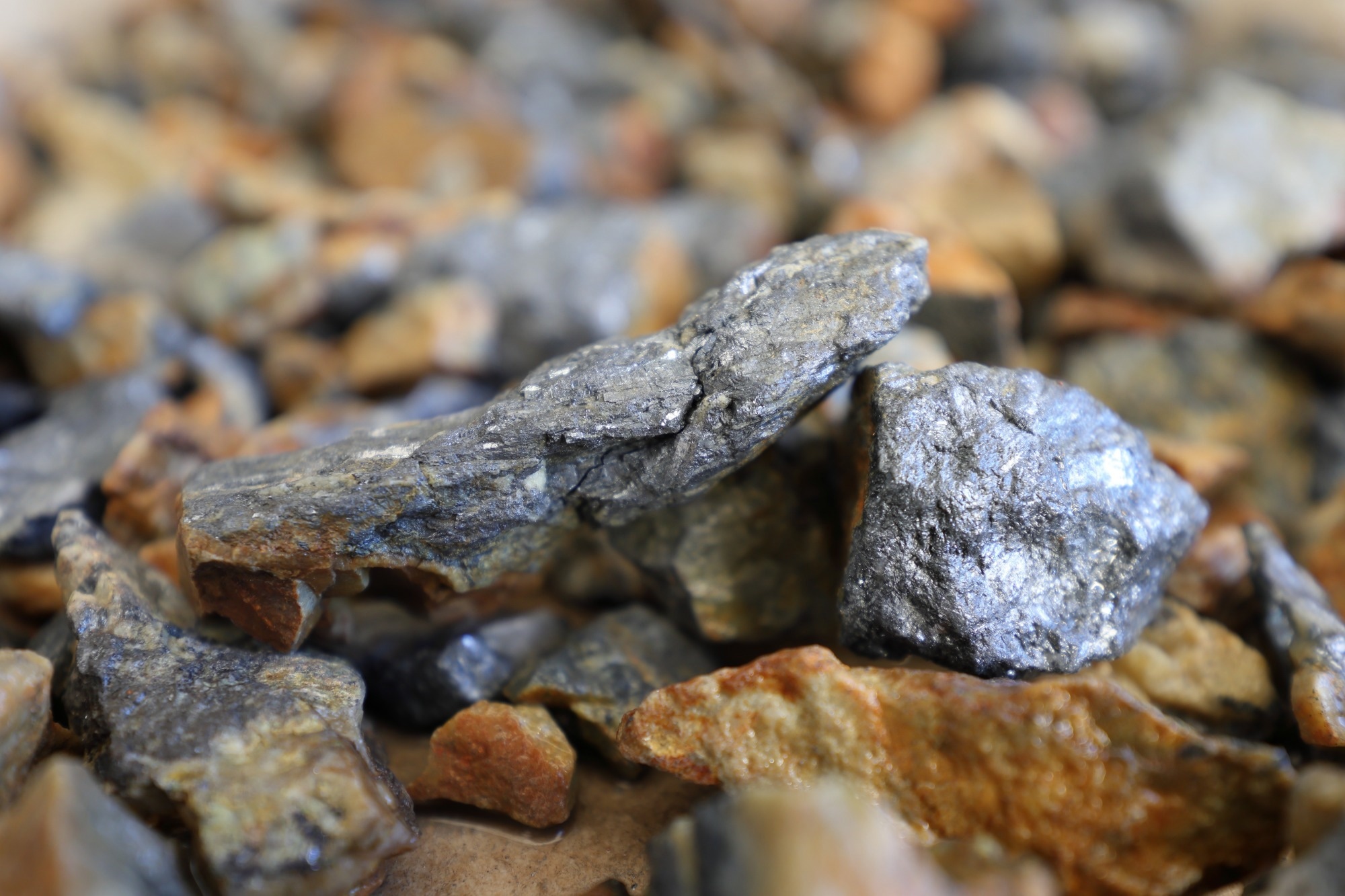 Chunk of antimony