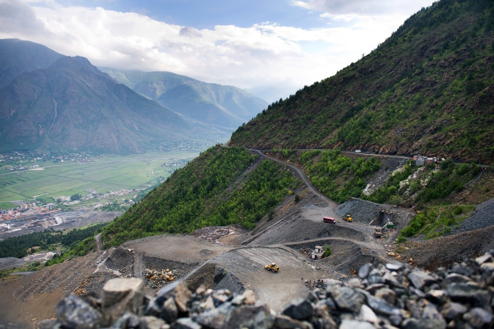 mining, albania