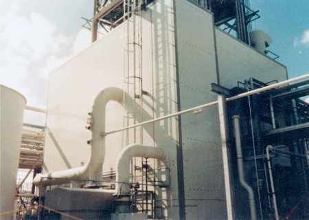 foam core panels pultruded with fiberglass provide a corrosion resistant structure that is highly rigid and strong