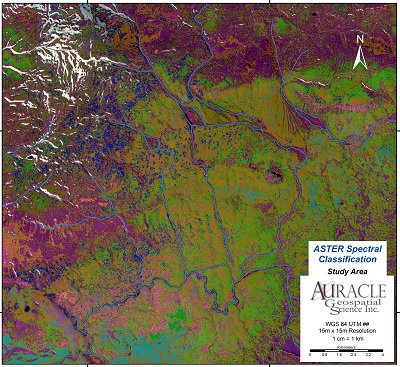 A spectral classification map.