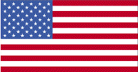 The national flag of USA.