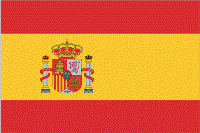 The national flag of Spain.