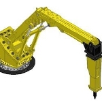 Extreme Heavy Duty Pedestal Boom for Large Gyratory Crusher Applications – RB850 XD
