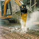 Small hydraulic breakers from Rockbreakers (UK) Ltd