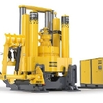 Large Diameter, Long Hole Raise Boring Machine – Robbins 123RH C from Atlas Copco