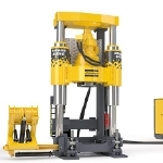 Low Profile, Lightweight Raise Drilling Machine – Robbins 44RH C LP from Atlas Copco