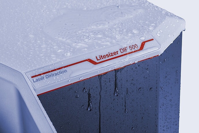 Close up image of the DLS analyzer