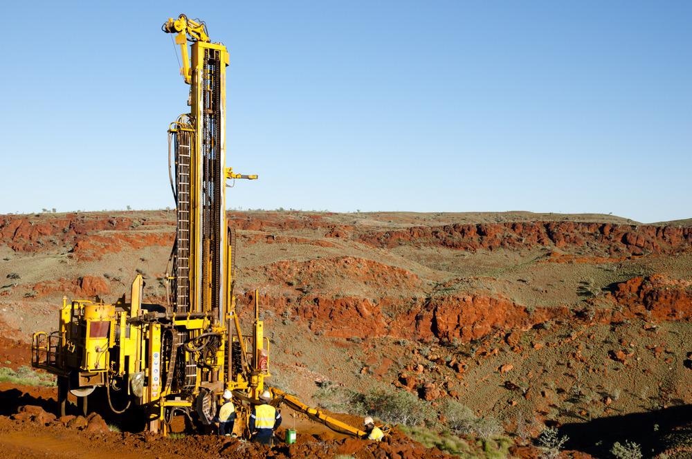 iron ore drilling