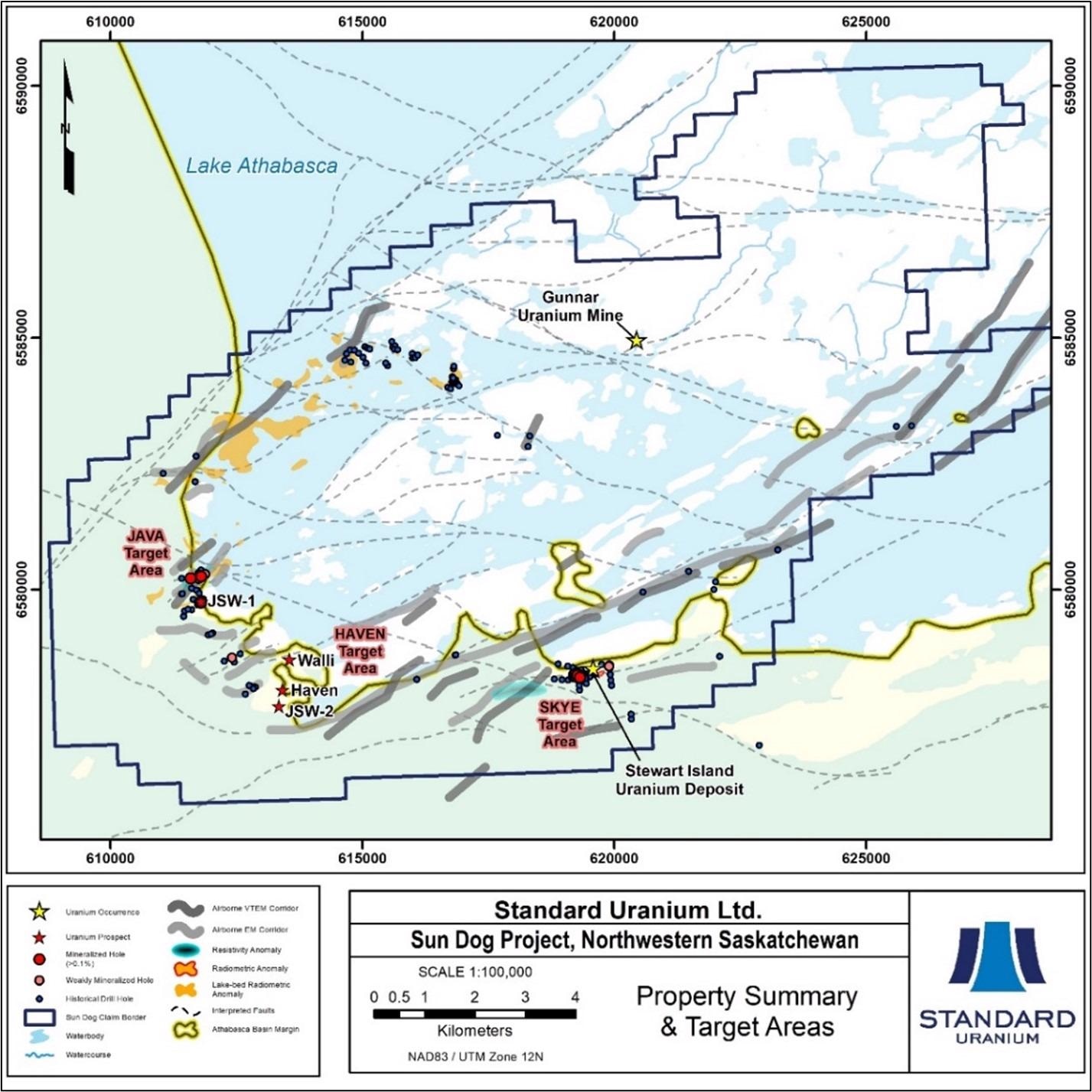 Standard Uranium Announces Winter Exploration Activity on Sun Dog Project