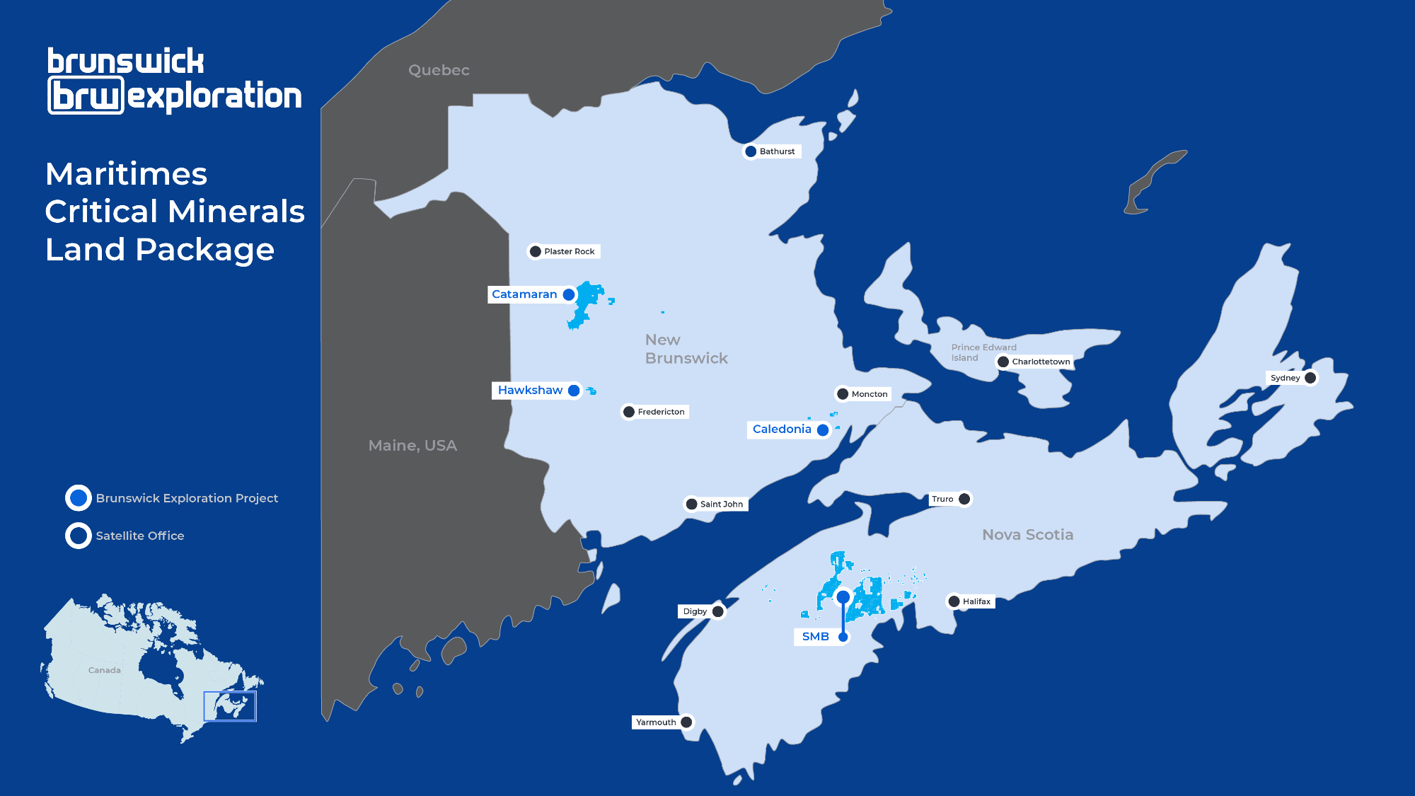 Brunswick Exploration Inc. Expands its Grassroot Lithium Portfolio with Additional Properties in Nova Scotia.