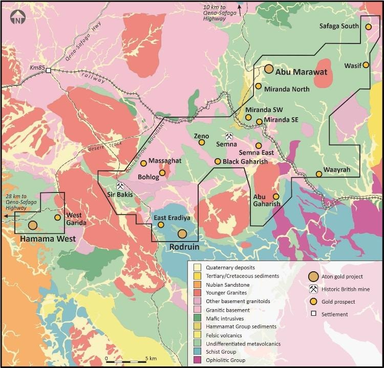 Aton Resources Inc. Commences RC Drilling Program at Hamama West.