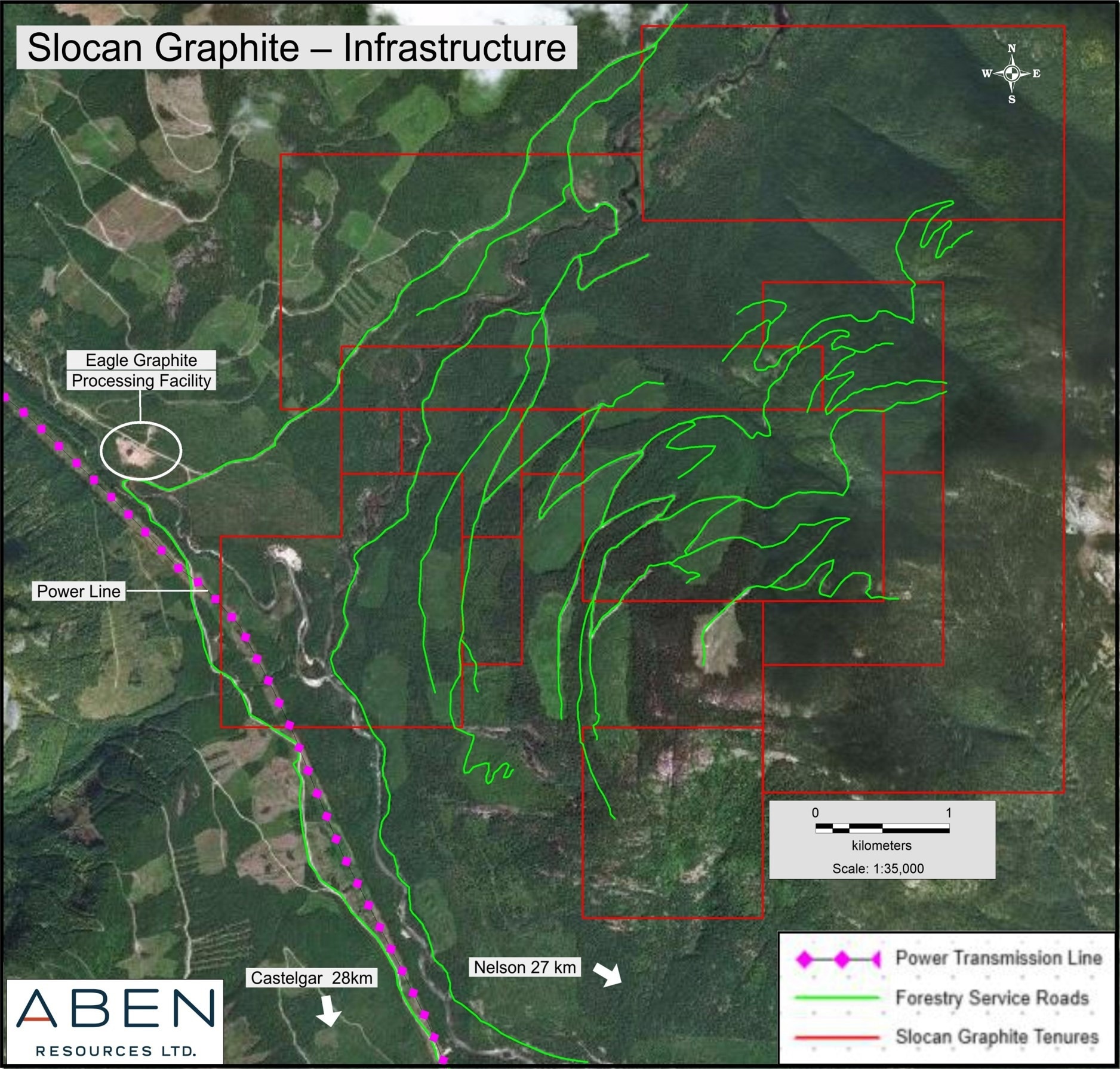 Aben Resources Declares Completion of its Field Exploration at the Slocan Graphite Project.