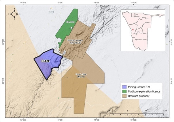 Madison Metals Signs Purchase With Namibia Nuclear Corp.