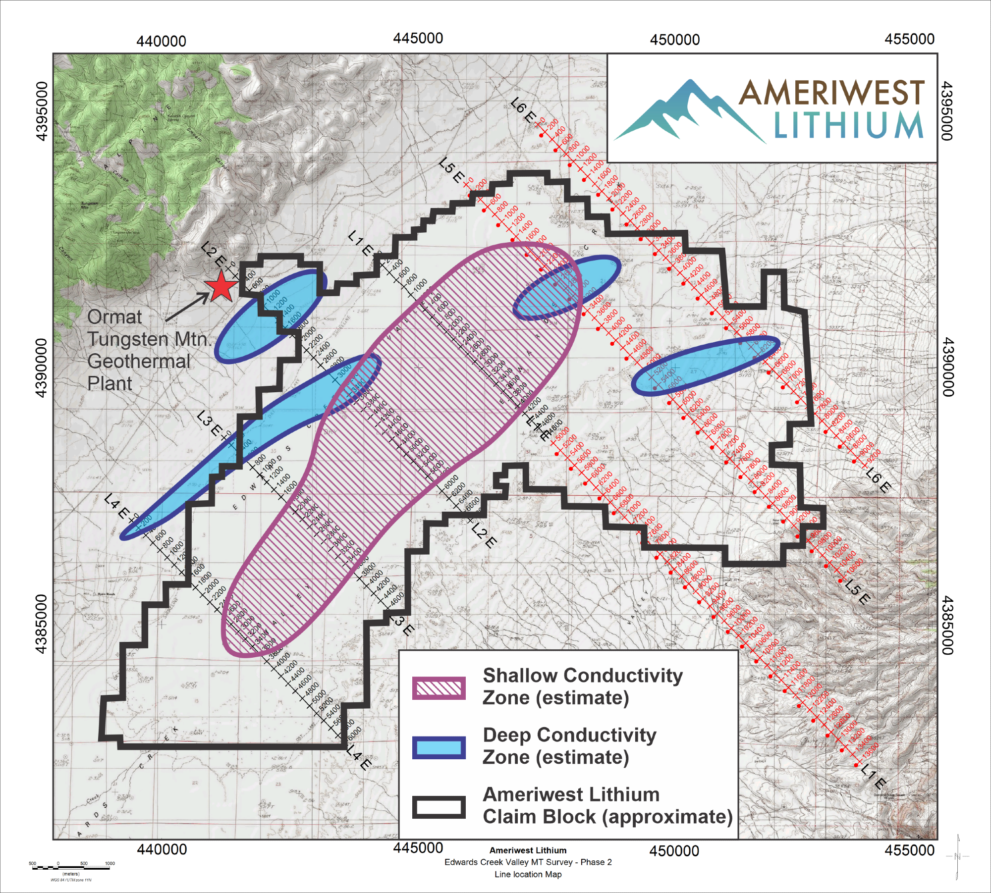 Ameriwest Lithium, Edwards Creek Valley Property