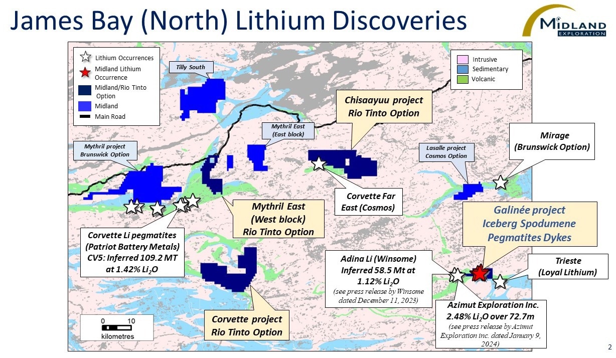 High-Grade Grab Samples Unveil Promising Lithium Potential in Galinée Project