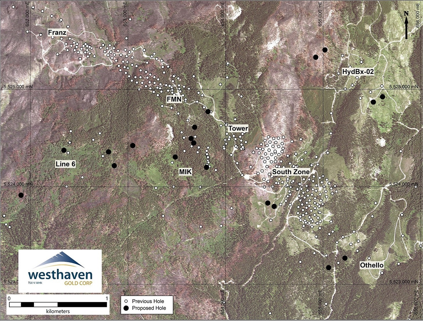 Westhaven Drills for High-Grade Gold at Shovelnose