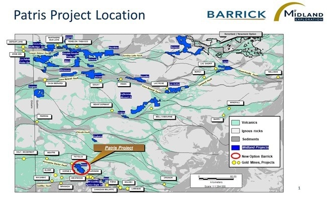 Patris Project Location
