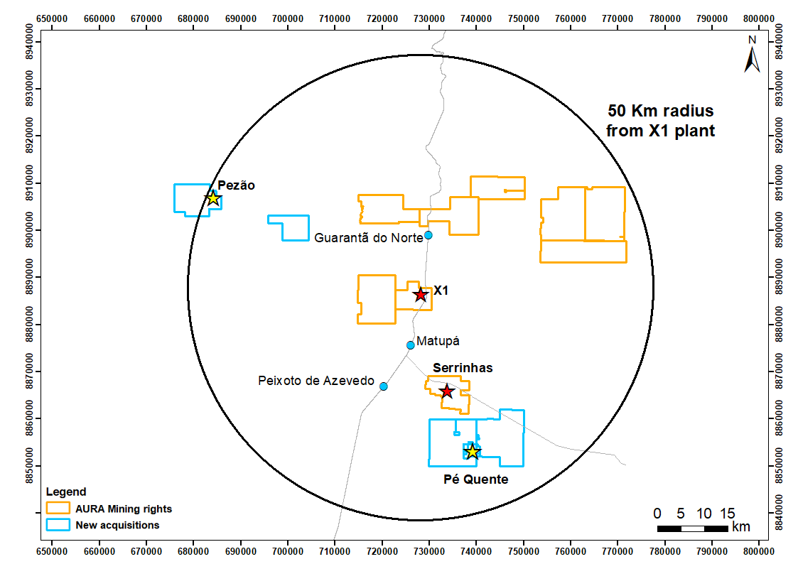 Aura Minerals Acquires Exploration Rights to Pé Quente and Pezão Projects