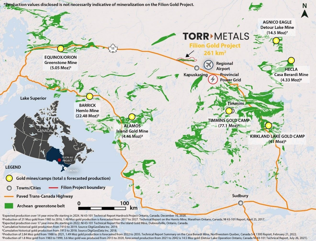 Torr Targets Major Gold Deposit on the Wawa Subprovince Margin