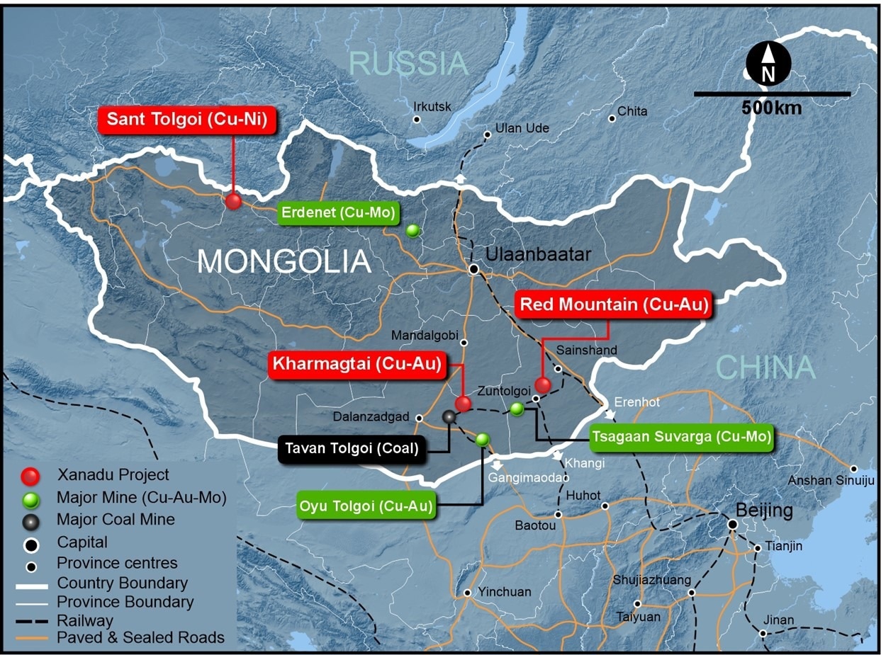 Xanadu Identifies High-Grade Copper-Nickel Targets in Mongolia