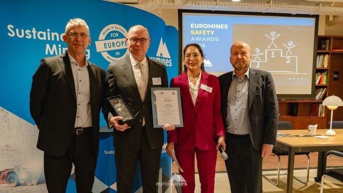 ABB Wins Gold at Euromines Safety Awards with Automated Robotic Technology Demonstrator for Remote Blasting Operations