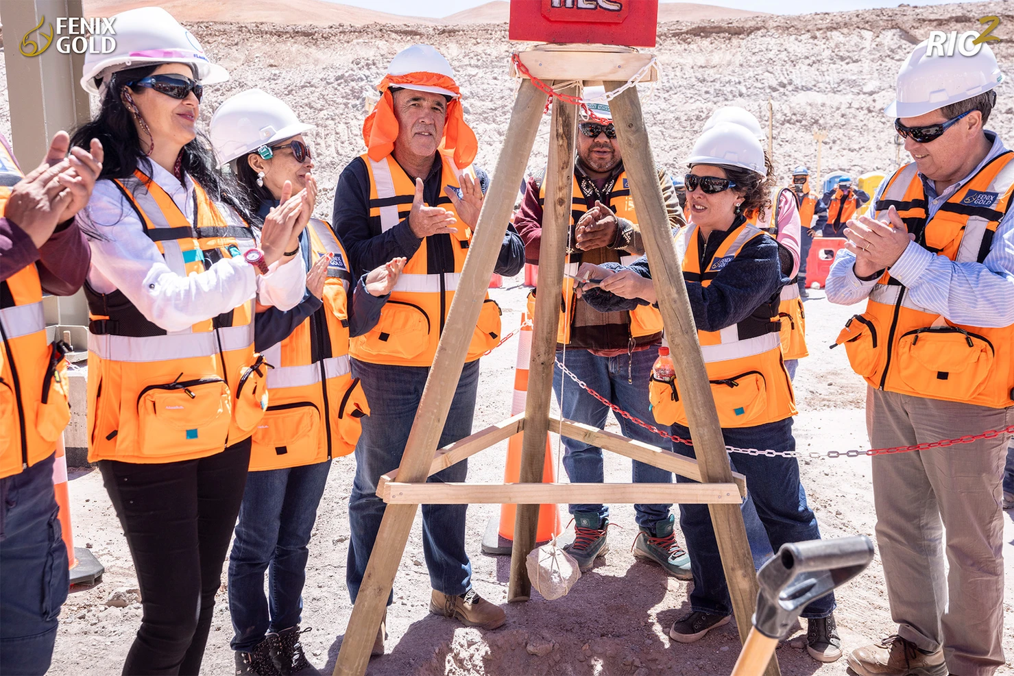 Placing of the first stone at the ADR Plant.