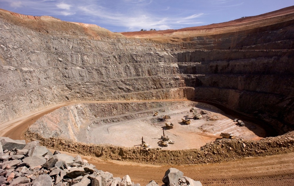 open pit copper mine