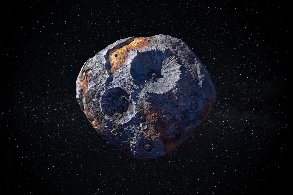 asteroid in space