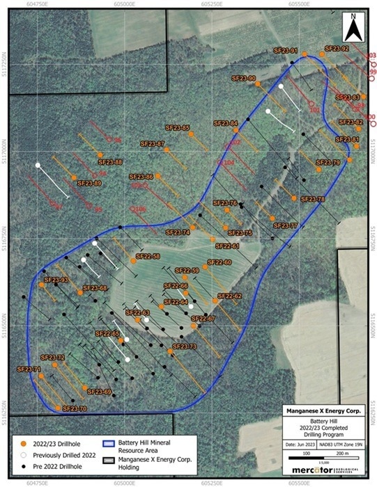 Completed Drilling Program – Manganese X Energy Corp
