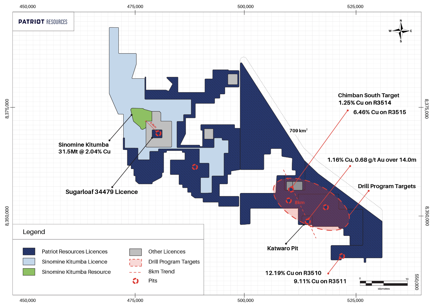 Patriot Resources Agreement to Acquire High-Grade Sugarloaf Copper Deposit in Zambia