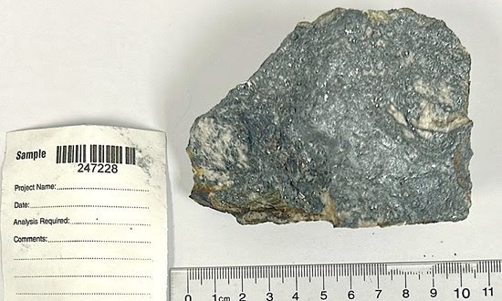 Military Metals Announces Grab Sample Results up to 40.6% Antimony and 106.5 gpt Gold from Stockpile of Historically Mined Material at West Gore Antimony-Gold Project, Nova Scotia