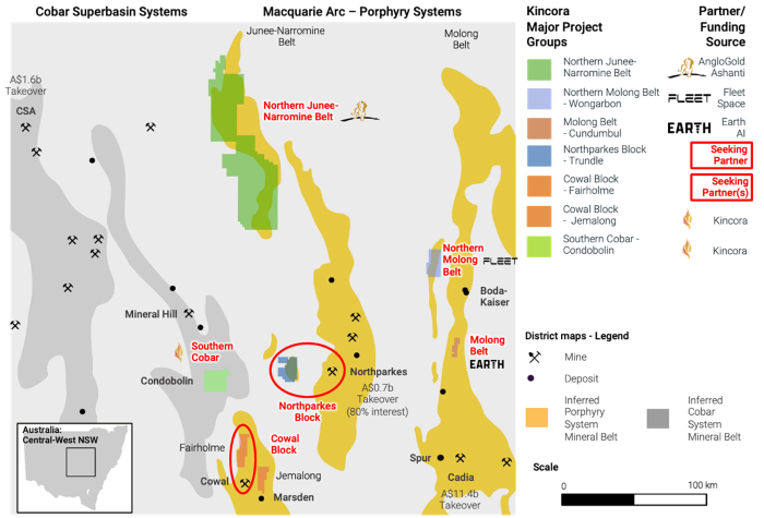 Kincora Copper Advances the Historic Condobolin Mining Field