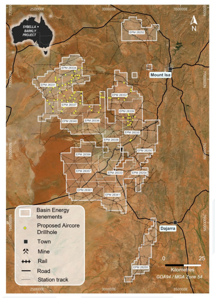 Basin Energy Engages Drilling Contractors and Secures Access Agreement for Sybella-Barkly Uranium and Rare Earth Targets