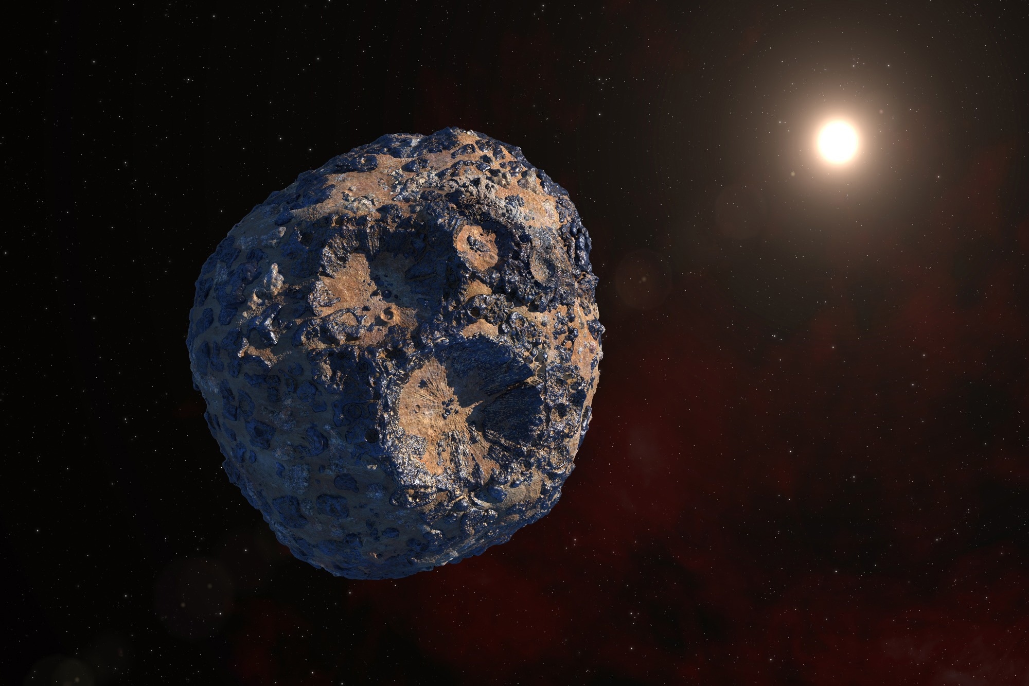 asteroid in space