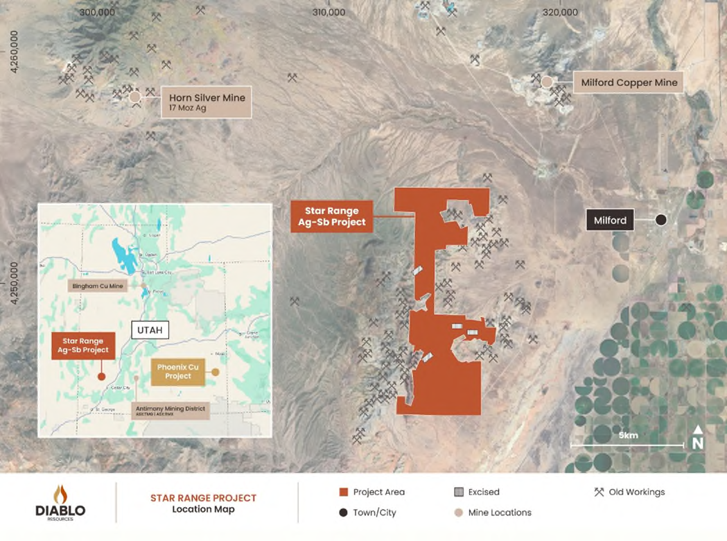 High-Priority Drill Targets Identified at Star Range Silver-Antimony Project in Utah