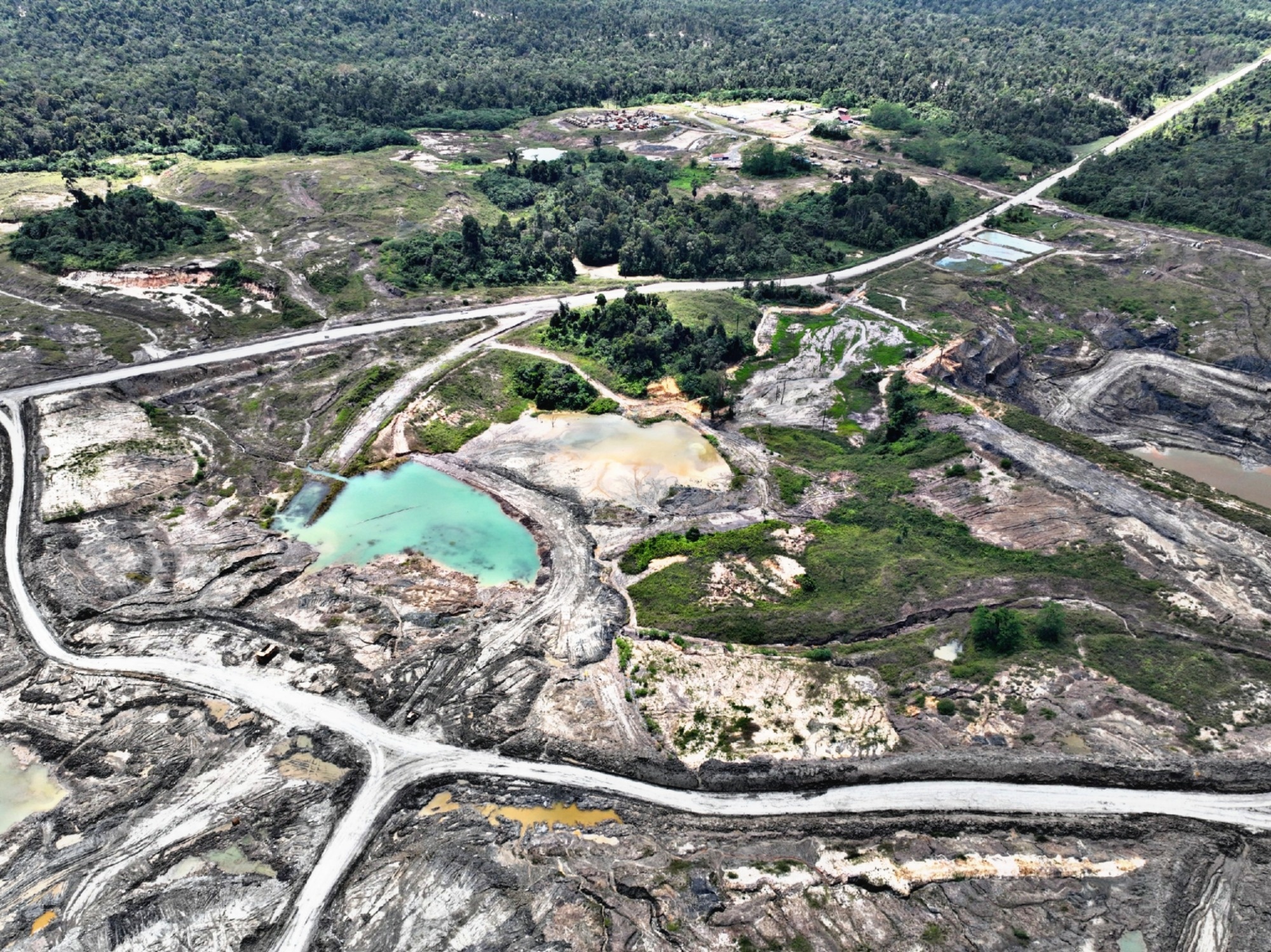 Marble Powder Strengthens Sustainable Mine Haul Roads