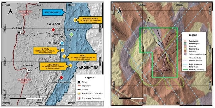 Montero Defines Initial First-Pass Drill Program at the Elvira Gold Project in Chile