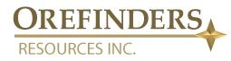Orefinders Engages Two Critical Contractors to Assist in Phase One of Mirado Stockpile Project