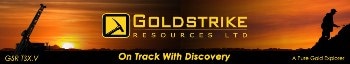 Goldstrike Reports Visible Gold at Goldstack